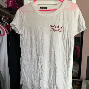 Brandy Melville White graphic tee